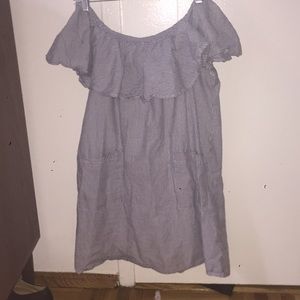 Strapless spring dress!